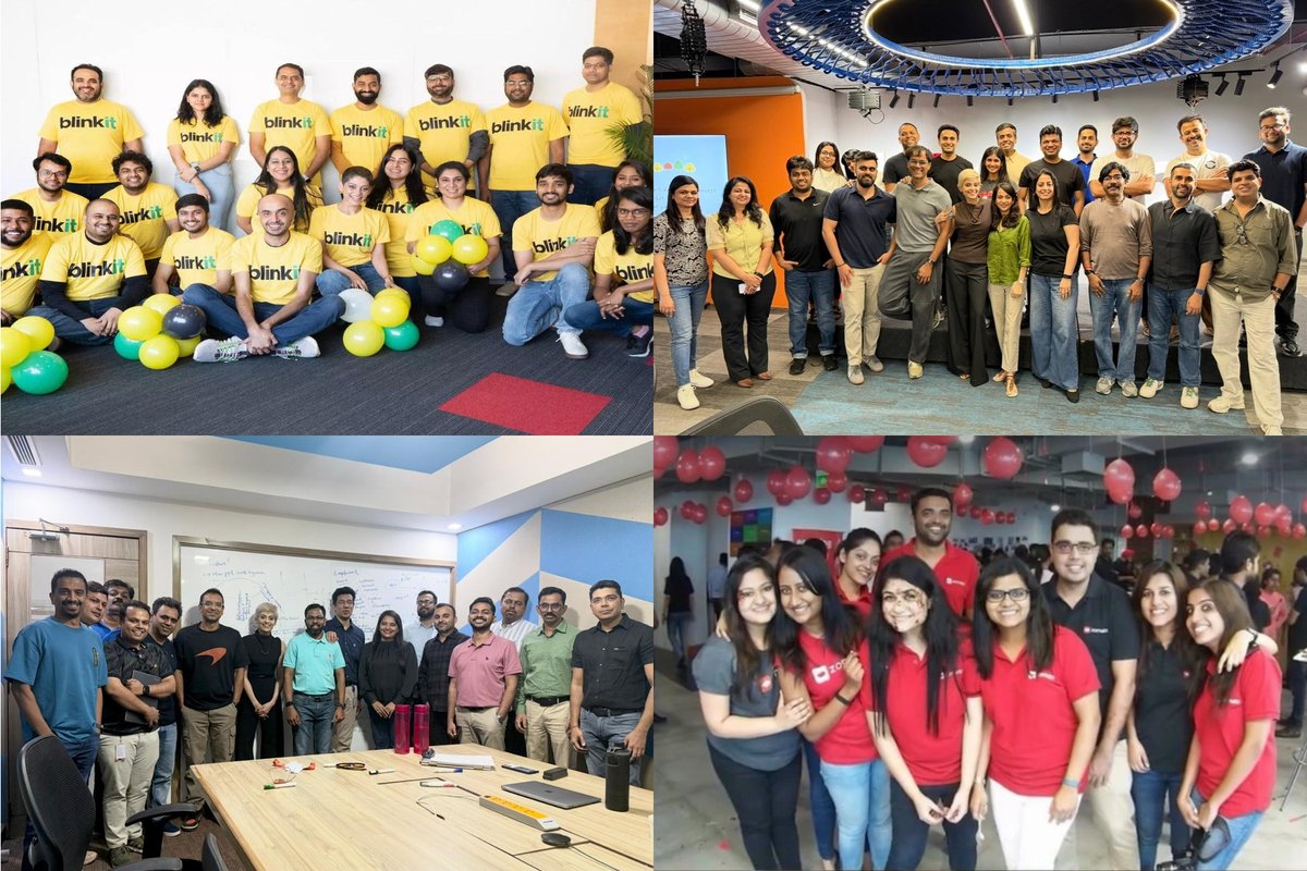 Naina with founders and leadership teams across companies